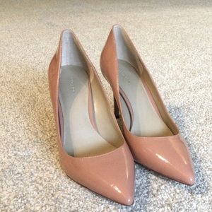 Ann Taylor Pink Mila Patent Leather Heels 9